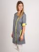 Blouse 3/4 hexagonale halslijn LYANA