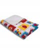 Couverture 100% coton imprimée coccinelle CPCOTI