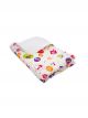 Couverture 100% coton imprimée ponctuation CPCOTI