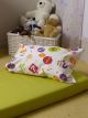 Taie d'oreiller 100% coton imprimé ponctuation COTITS