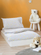 Drap housse 100% coton imprimé géo COTIDH