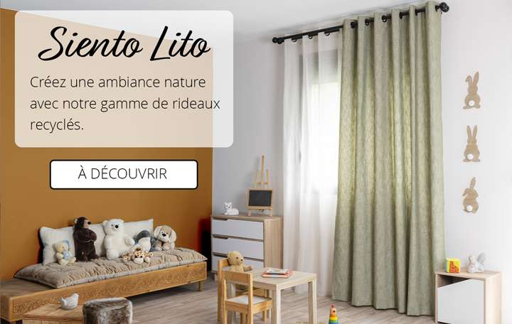 Centex rideaux recyclés siento lito